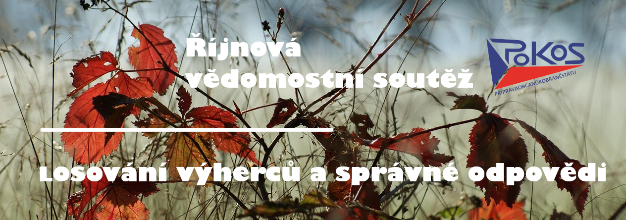 Losování výherců vědomostní soutěže POKOS