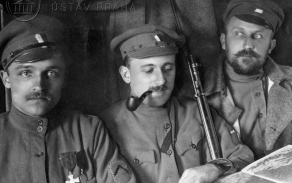 Čepice čs. legionářů v Rusku, 1918
